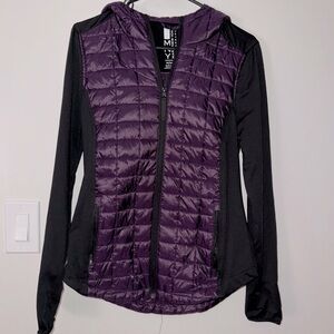 Marc New York Purple Puffer Running Jacket
